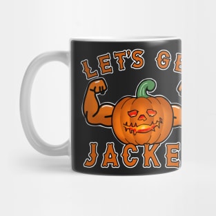 Let's Get Jacked Halloween Jack-o'-lantern Squats Mug